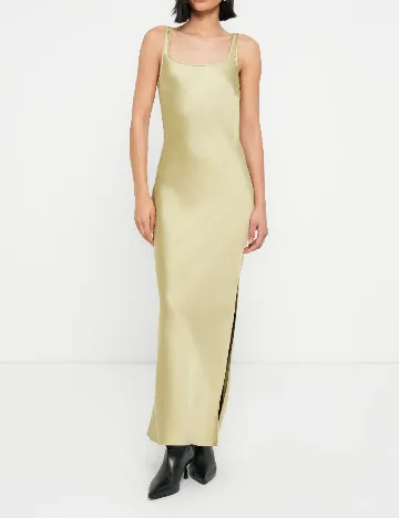 Rochie lunga Samsoe Samsoe, galben