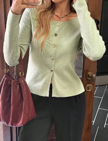 Cardigan SHEIN, verde