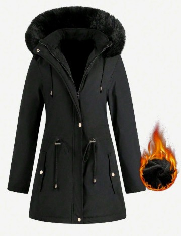 Geaca SHEIN CURVE, negru