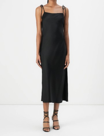 Rochie medie Samsoe Samsoe, negru