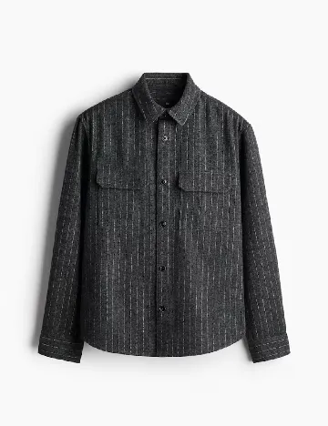 Jacheta Oversize H&M, gri inchis