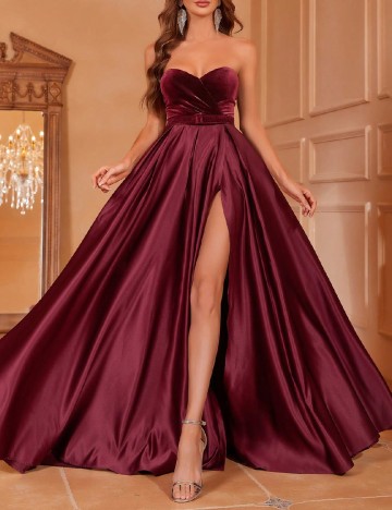 Rochie lunga Faeriesty, visiniu