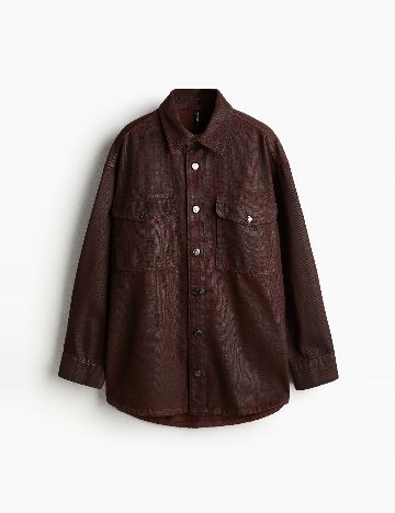 Jacheta Oversize H&M, maro