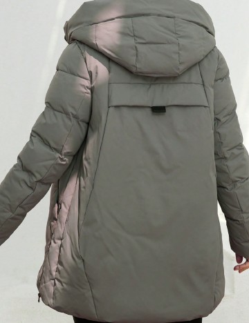 Geaca SHEIN CURVE, gri