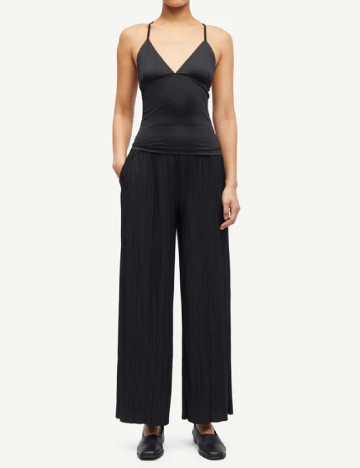 Pantaloni Samsoe Samsoe, negru
