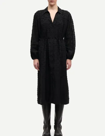 Rochie medie Samsoe Samsoe, negru