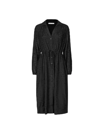 Rochie medie Samsoe Samsoe, negru