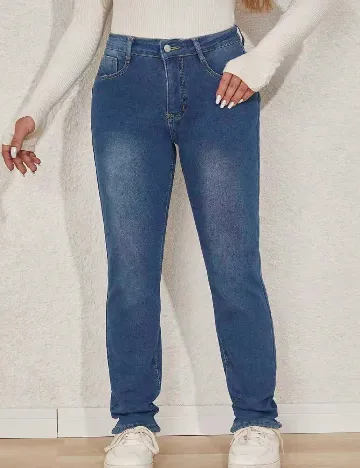 Blugi SHEIN CURVE, albastru