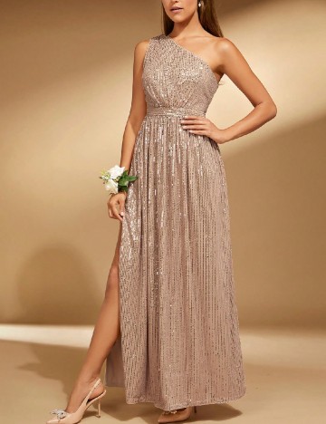 Rochie lunga SHEIN, crem