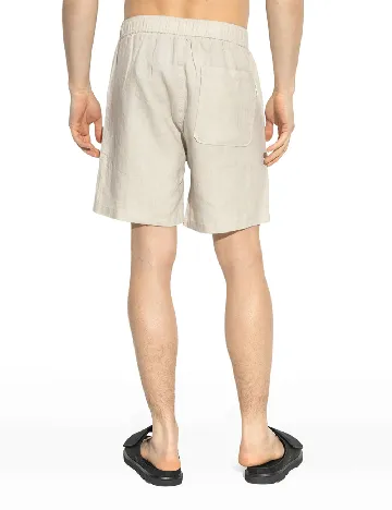 Pantaloni scurti Samsoe Samsoe, bej