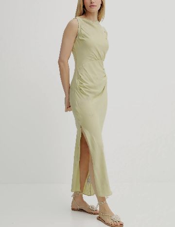 Rochie lunga Samsoe Samsoe, verde