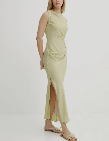 Rochie lunga Samsoe Samsoe, verde