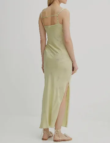 Rochie lunga Samsoe Samsoe, verde