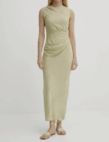 Rochie lunga Samsoe Samsoe, verde