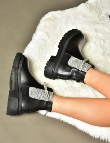 Ghete Fox Shoes, negru