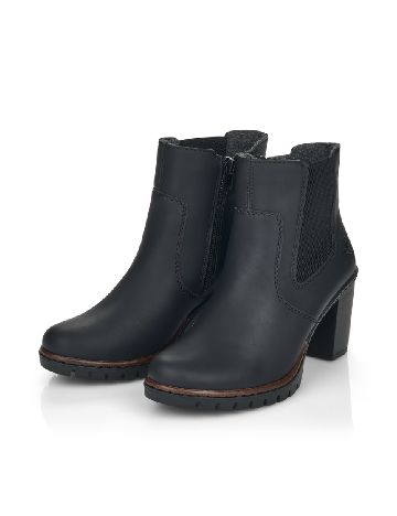 Botine Rieker, negru