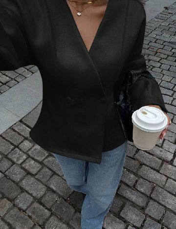 Cardigan SHEIN, negru