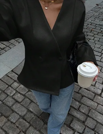 Cardigan SHEIN, negru