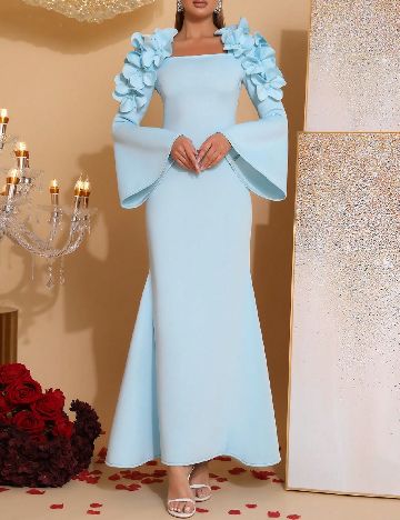 Rochie lunga SHEIN, bleu