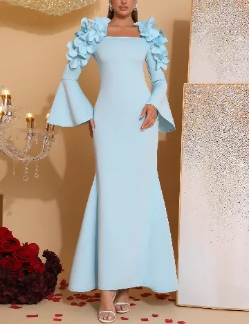 Rochie lunga SHEIN, bleu