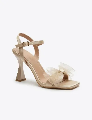 Sandale Miss Park Moda, crem