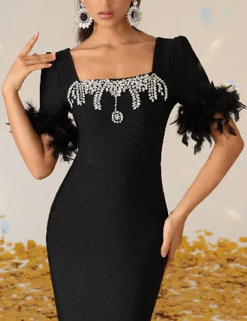 Rochie lunga SHEIN, negru