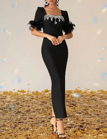 Rochie lunga SHEIN, negru