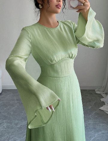 Rochie lunga SHEIN, verde