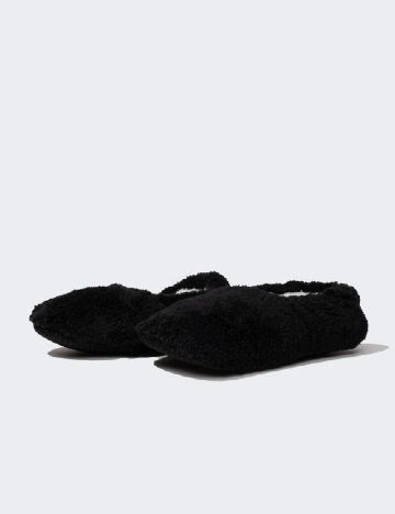 Papuci de Casa DeFacto, negru