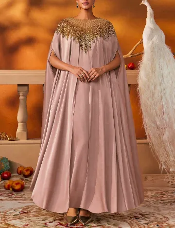Rochie de tip Kaftan Amazing Honey, roz