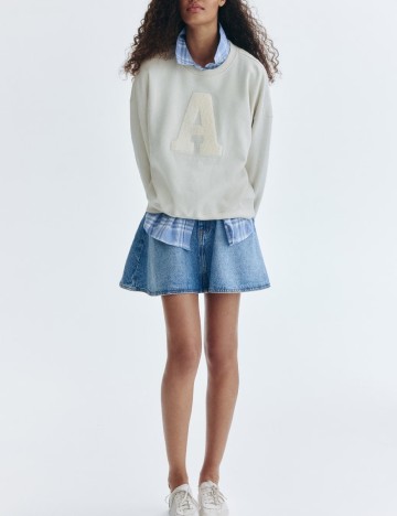 Bluza Oversize H&M, ecru