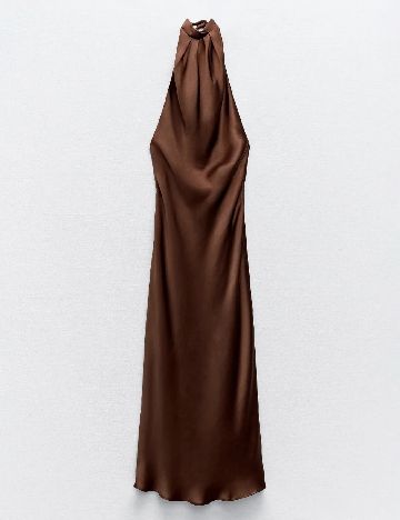 Rochie lunga Indefeir, maro