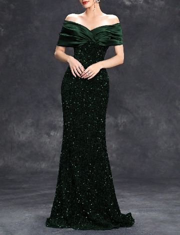 Rochie lunga SHEIN, verde