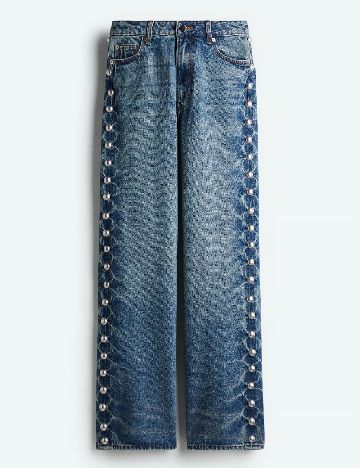 Blugi H&M, albastru