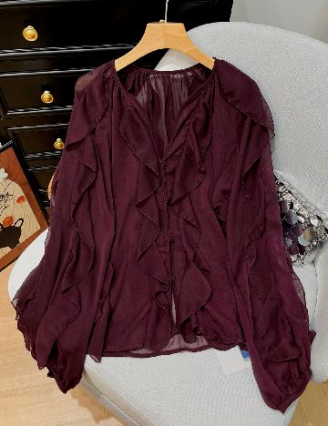 Bluza SHEIN, grena