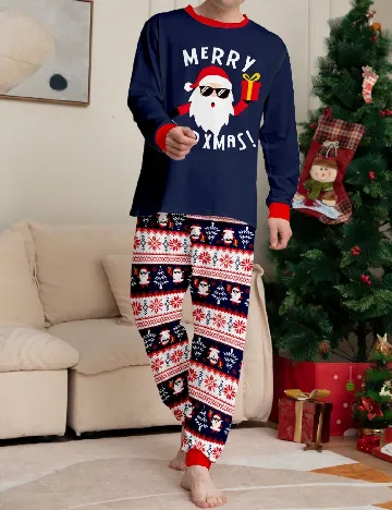 Pijama SHEIN, bleumarin