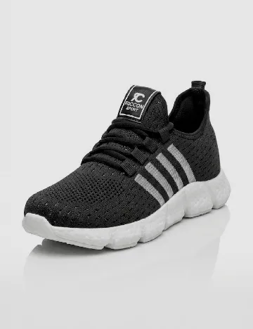 Adidasi Riccon, negru