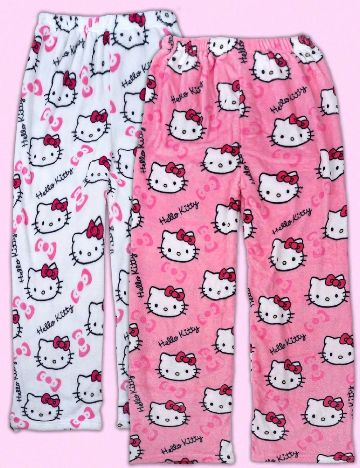 Set pantaloni de pijama 2 perechi SHEIN, roz/alb