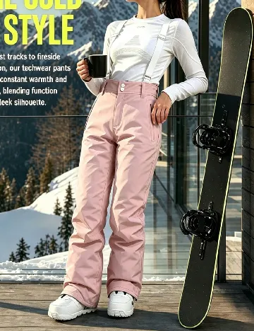 Pantaloni SHEIN, roz