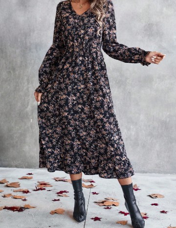 Rochie medie SHEIN, floral print