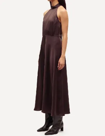 Rochie lunga Samsoe Samsoe, pruna