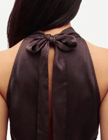 Rochie lunga Samsoe Samsoe, pruna