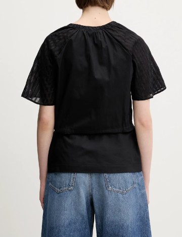 Bluza Samsoe Samsoe, negru