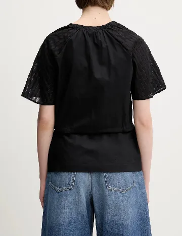 Bluza Samsoe Samsoe, negru