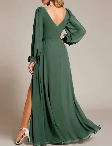Rochie lunga Ever-Pretty, verde