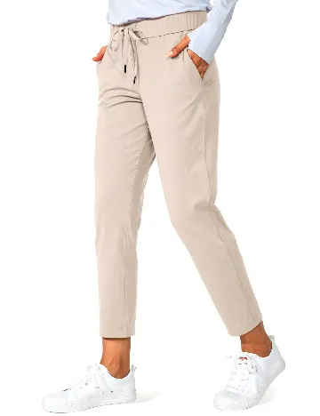Pantaloni Gradual, crem