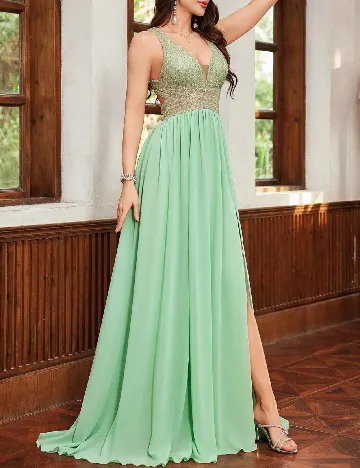 Rochie lunga SHEIN, verde