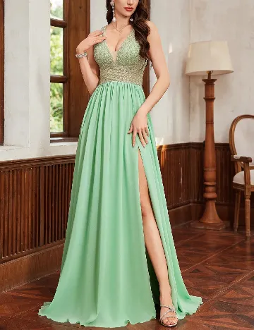 Rochie lunga SHEIN, verde