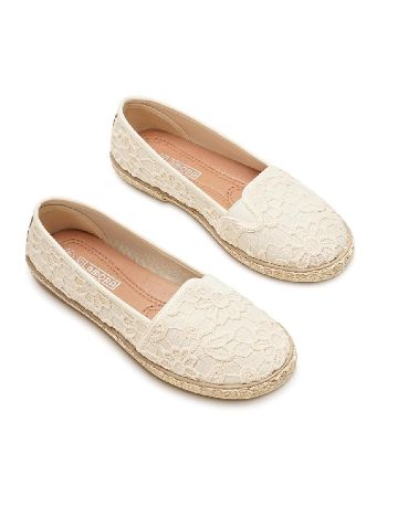Espadrile Glamora, ecru