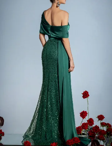 Rochie lunga Faeriesty, verde